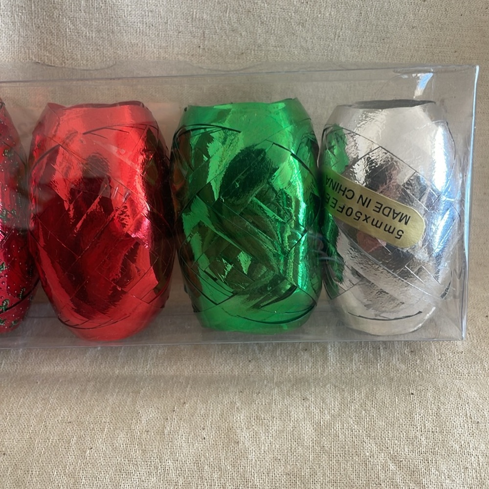 Regal Greetings Metallic Curl Ribbon 6 Pack (300’) Christmas Birthday NWT - Picture 5 of 12